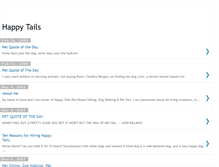 Tablet Screenshot of happytailspets.blogspot.com