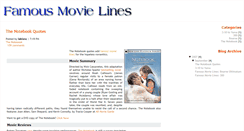 Desktop Screenshot of famousmovielines.blogspot.com