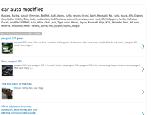 Tablet Screenshot of car-auto-modified.blogspot.com