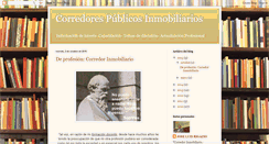 Desktop Screenshot of corredoresinmobiliarioscba.blogspot.com