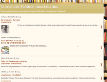 Tablet Screenshot of corredoresinmobiliarioscba.blogspot.com