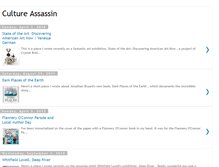 Tablet Screenshot of cultureassassination.blogspot.com