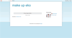 Desktop Screenshot of makeupeko.blogspot.com