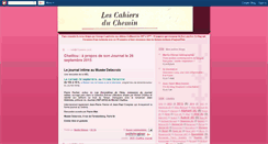 Desktop Screenshot of lescahiersduchemin.blogspot.com