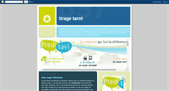 Desktop Screenshot of le-tirage-du-tarot.blogspot.com