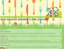 Tablet Screenshot of missmunchymonster.blogspot.com