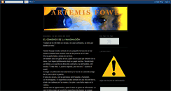 Desktop Screenshot of paraleloartemisfowl.blogspot.com