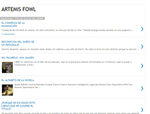 Tablet Screenshot of paraleloartemisfowl.blogspot.com