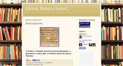 Desktop Screenshot of livroslivroselivros.blogspot.com
