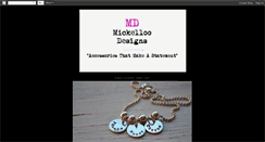 Desktop Screenshot of mickelloodesigns.blogspot.com