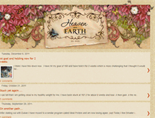 Tablet Screenshot of heavenandearthdesigns.blogspot.com