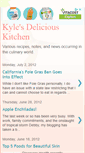 Mobile Screenshot of kylesdeliciouskitchen.blogspot.com