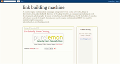 Desktop Screenshot of linkbuildingmachine.blogspot.com