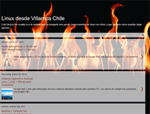 Tablet Screenshot of linuxvillarrica.blogspot.com