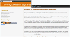 Desktop Screenshot of obywatelsko.blogspot.com