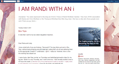 Desktop Screenshot of iamrandiwithani.blogspot.com