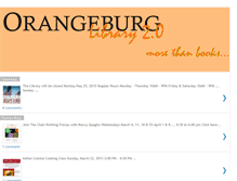 Tablet Screenshot of orangeburglibraryblog.blogspot.com