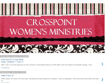 Tablet Screenshot of crosspointwomensministries.blogspot.com