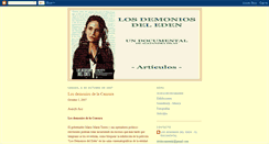 Desktop Screenshot of losdemoniosdeledendoc-articulos.blogspot.com