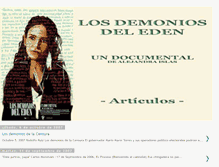 Tablet Screenshot of losdemoniosdeledendoc-articulos.blogspot.com