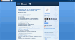 Desktop Screenshot of educacioitic.blogspot.com