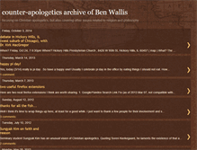 Tablet Screenshot of benwallis.blogspot.com