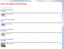 Tablet Screenshot of howtomakewindpower.blogspot.com