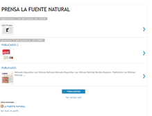 Tablet Screenshot of prensalafuentenatural.blogspot.com