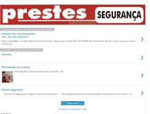 Tablet Screenshot of prestesseguranca.blogspot.com