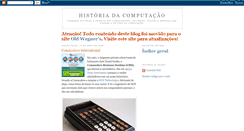 Desktop Screenshot of historiacomputacao.blogspot.com