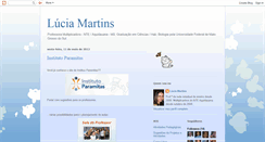 Desktop Screenshot of luciamartinsdc.blogspot.com