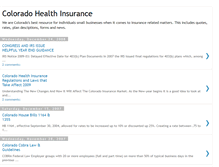 Tablet Screenshot of healthinsuranceincolorado.blogspot.com