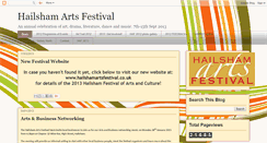Desktop Screenshot of hailshamartsfestival.blogspot.com