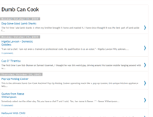 Tablet Screenshot of dumbcancook.blogspot.com