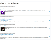 Tablet Screenshot of concienciasdisidentes.blogspot.com