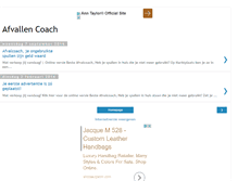 Tablet Screenshot of afvallencoach.blogspot.com