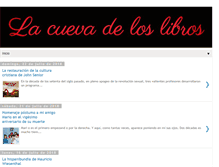 Tablet Screenshot of lacuevadeloslibros.blogspot.com