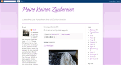 Desktop Screenshot of kleinezaubereien.blogspot.com