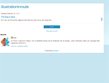 Tablet Screenshot of illustrationinroute.blogspot.com