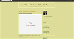 Desktop Screenshot of picklesandpumpernickel.blogspot.com