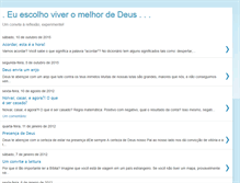 Tablet Screenshot of euescolhoviver.blogspot.com