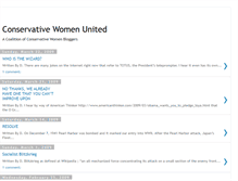 Tablet Screenshot of conservativewomenunited.blogspot.com