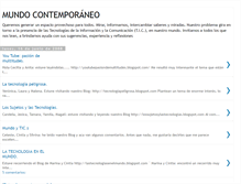 Tablet Screenshot of mundoytecnologias.blogspot.com
