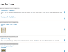 Tablet Screenshot of eveharrisondesign.blogspot.com