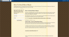 Desktop Screenshot of howtoreadsheetmusic.blogspot.com