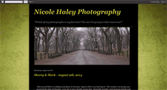 Desktop Screenshot of nicolehaleyphoto.blogspot.com