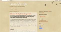 Desktop Screenshot of financiele-tips.blogspot.com