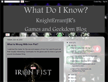 Tablet Screenshot of knighterrantjr.blogspot.com