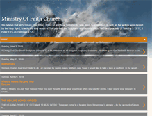 Tablet Screenshot of ministryofaith.blogspot.com