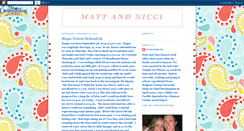Desktop Screenshot of mattandnicci.blogspot.com